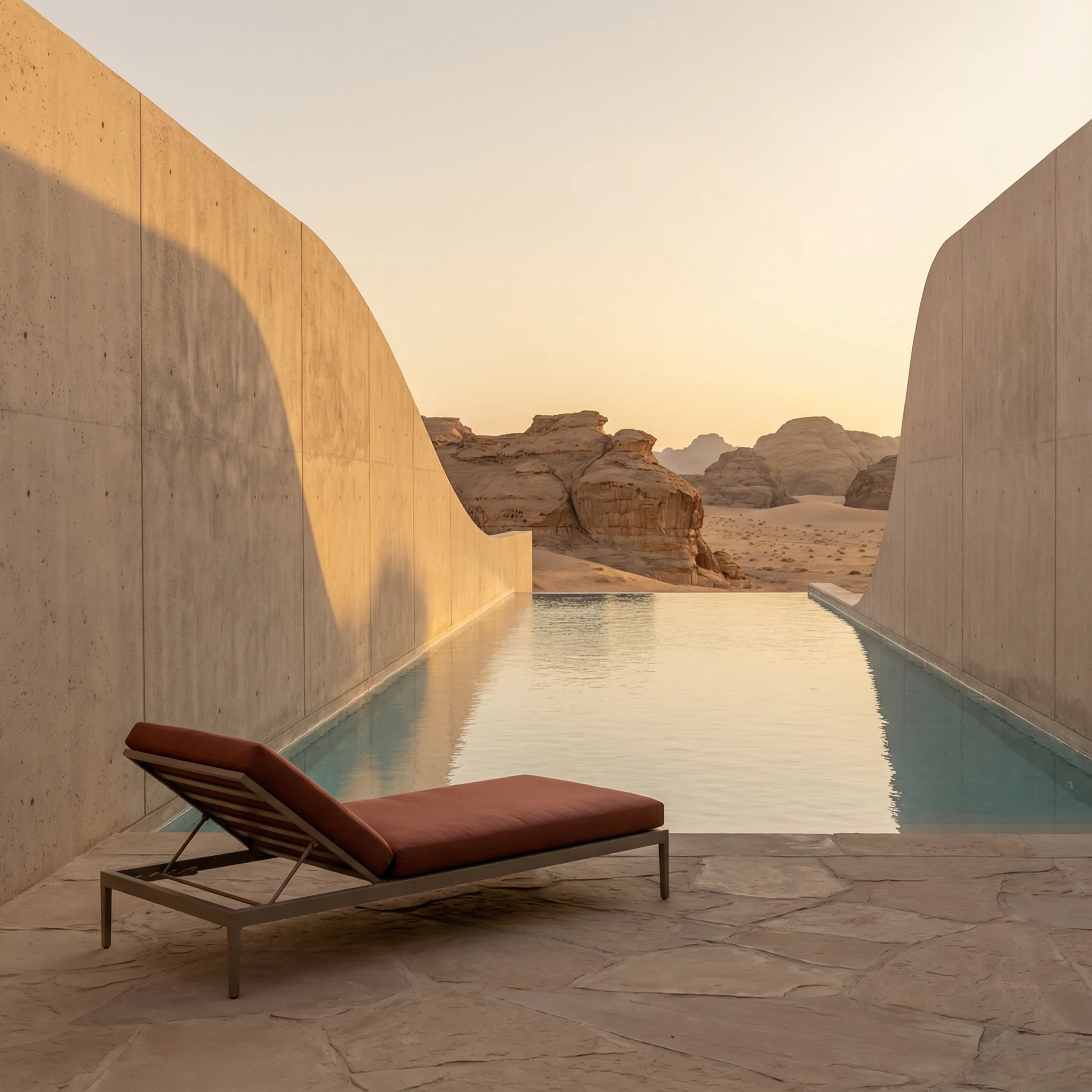 Desert infinity pool